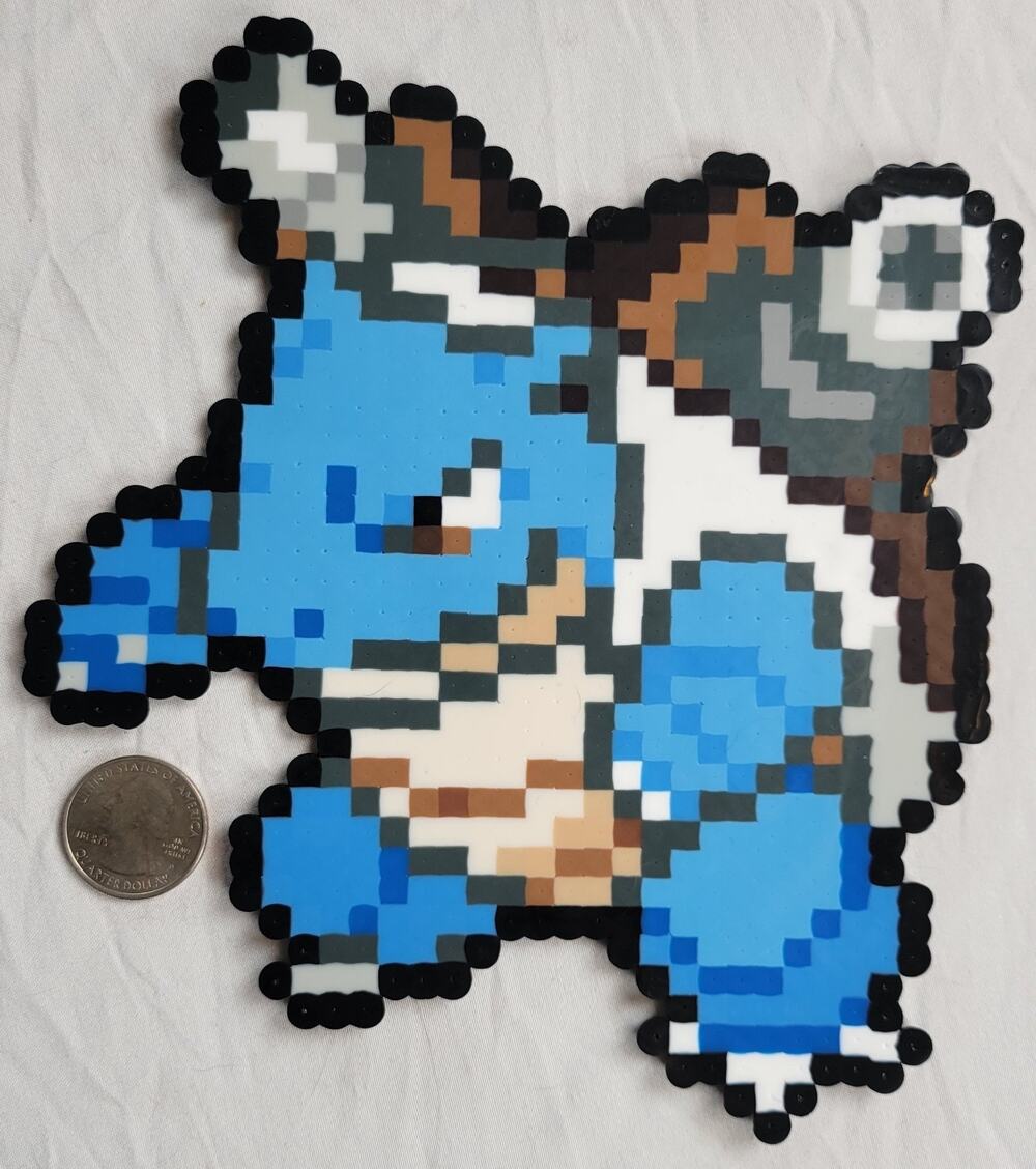 Blastoise Menu Sprite Pokemon Perler